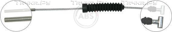Трос ручника (тросик ручного тормоза) ABS. Артикул K11561
