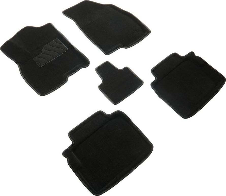 Коврики Seintex 3D ворсовые для салона Chery Tiggo 7 Pro 2020-2026 ЧЕРНЫЕ. Артикул 98574