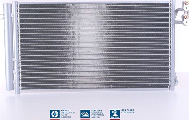 Радиатор кондиционера (конденсатор) Nissens (алюминий) для BMW 1 I (E82/E88) 2007-2013. Артикул 94873