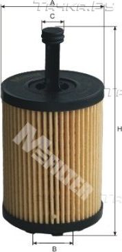 Масляный фильтр MFilter для Skoda Octavia A5 2004-2013. Артикул TE 621