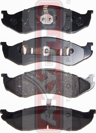Тормозные колодки Akyoto Packing AKYOTO передние для Jeep Grand Cherokee I (ZJ) 1991-1999. Артикул AKD-8490