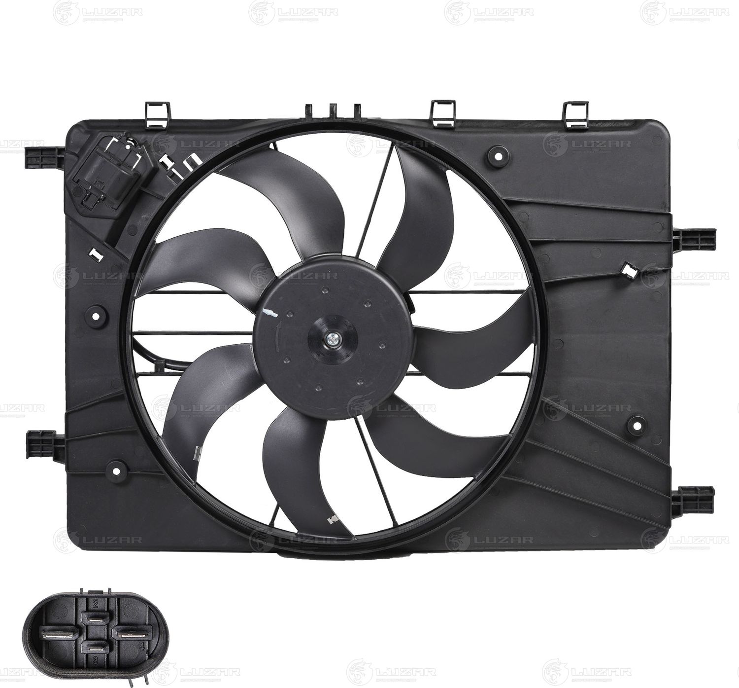 Вентилятор радиатора двигателя Luzar. Артикул LFK 0550