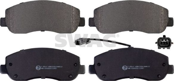 Тормозные колодки SWAG. Артикул 60 91 6845