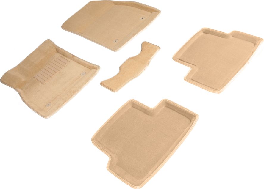 Коврики Seintex 3D ворсовые для салона Chevrolet Cruze J300 2009-2026 бежевые. Артикул 84135