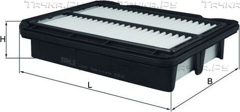 Воздушный фильтр Mahle для Chevrolet Aveo I 2003-2012. Артикул LX 1915