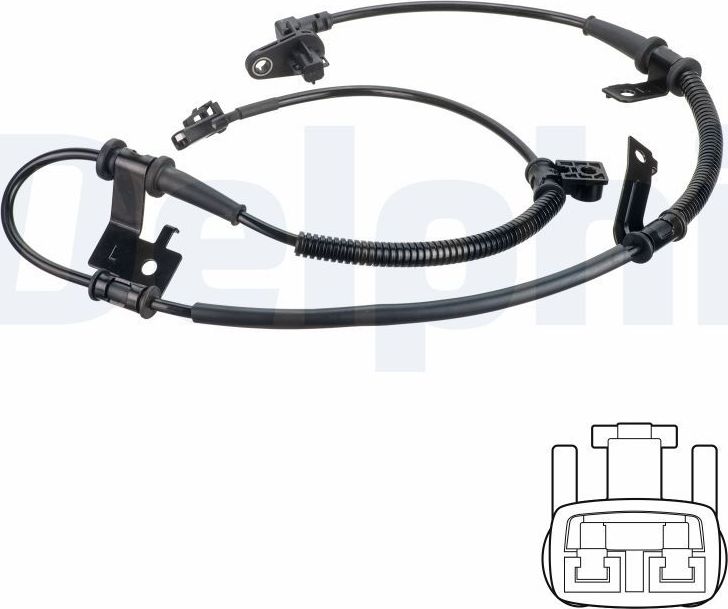 Датчик ABS Delphi. Артикул SS20535