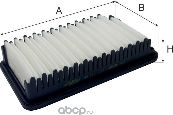 Воздушный фильтр GoodWill. Артикул AG 010