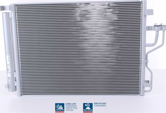 Радиатор кондиционера (конденсатор) Nissens (алюминий). Артикул 940207