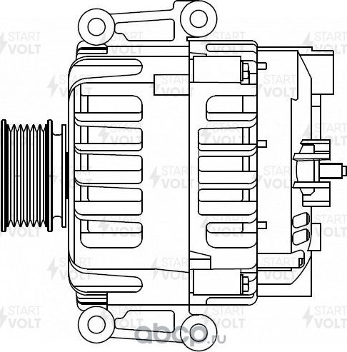 Генератор StartVOLT для Audi TT III (8S) 2014-2026. Артикул LG 1892