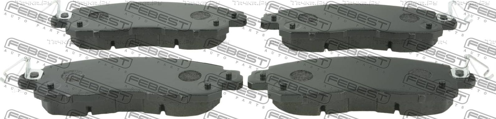 Тормозные колодки Febest. Артикул 0201-L33RF
