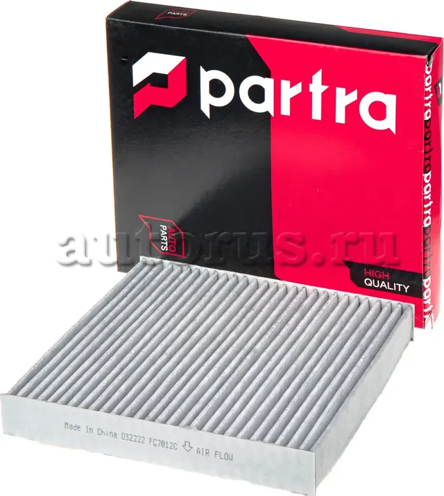 Фильтр салона угольный (Partra). Артикул FC7012C
