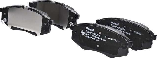 Тормозные колодки Delphi (Low-Metallic). Артикул LP2227