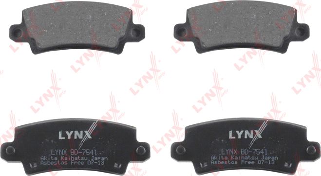 Тормозные колодки LYNXauto. Артикул BD-7541