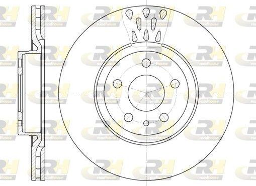 Тормозной диск RoadHouse передний для Fiat Croma I 1986-1996. Артикул 6316.10