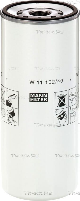 Масляный фильтр Mann-Filter. Артикул W 11 102/40