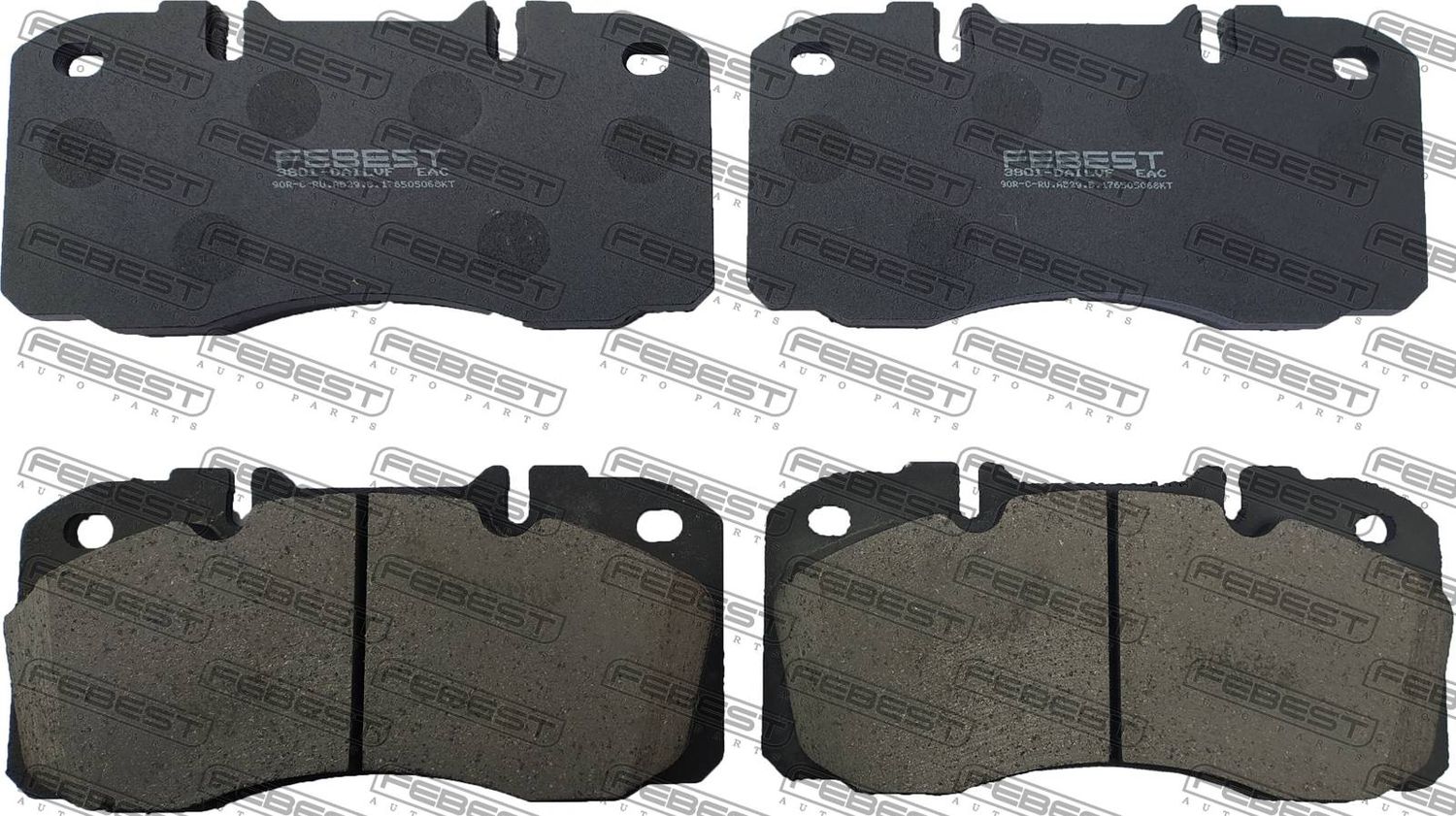 Тормозные колодки Febest. Артикул 3801-DAILVF