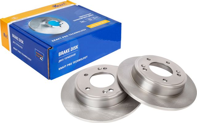 Диск тормозной задний (Kraft). Артикул KT016092