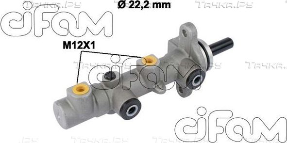 Тормозной цилиндр главный Cifam (алюминий) для Hyundai i30 II 2011-2015. Артикул 202-825