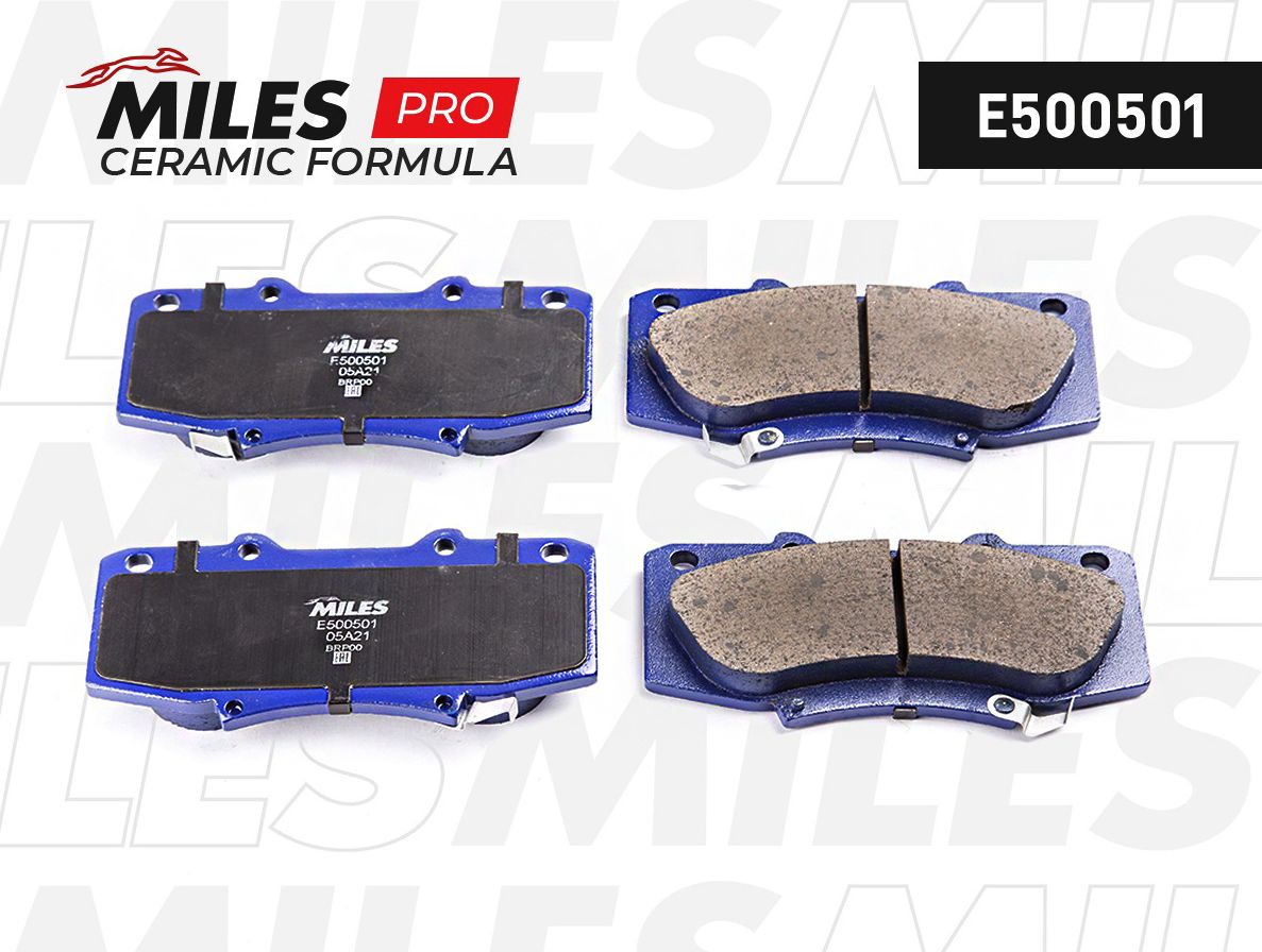Тормозные колодки Miles (Керамика). Артикул E500501