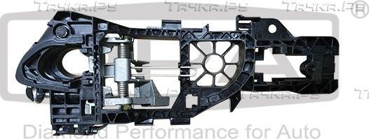 Ручка двери DPA передняя левая для Volkswagen Passat B6 2005-2011. Артикул 88371818202