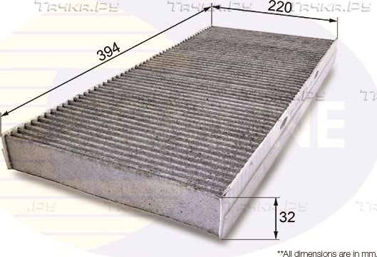Салонный фильтр Comline. Артикул EKF250A