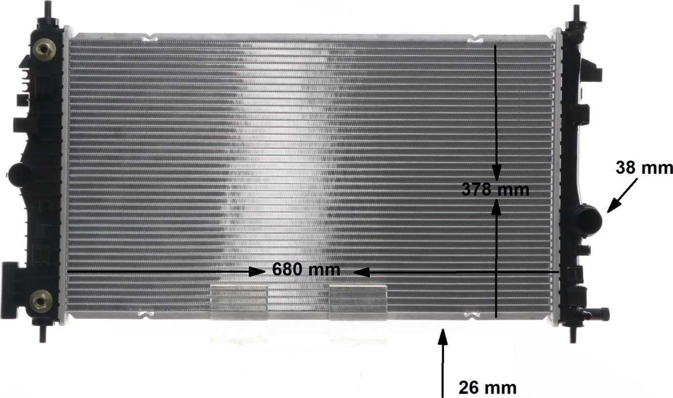 Радиатор охлаждения двигателя Mahle Behr. Артикул CR 1103 000S