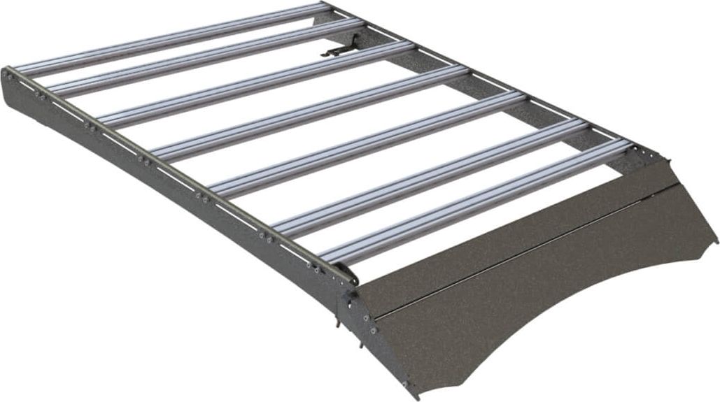 Экспедиционный багажник STC для Mitsubishi L200 IV 2006-2015 со шторкой. Артикул STC-ML200/06-TR1