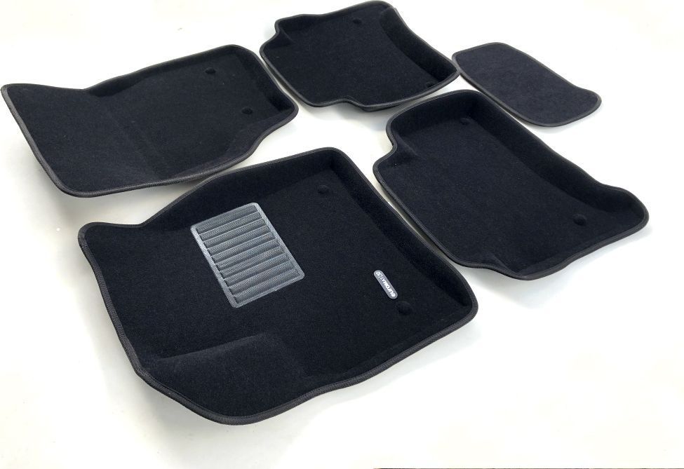 Коврики текстильные Euromat 3D Business для салона Porsche Cayenne I 2002-2009. Артикул EMC3D-004100
