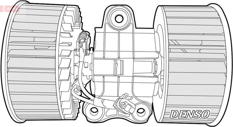 Вентилятор, мотор печки (отопителя) салона Denso. Артикул DEA05004