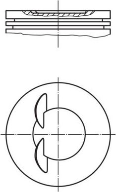 Поршень Mahle. Артикул 011 70 00