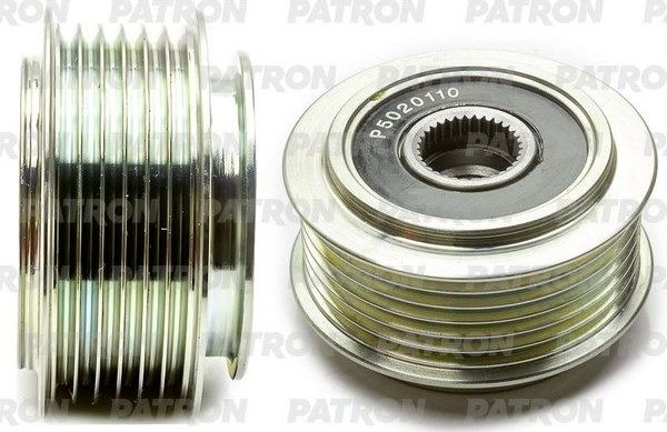 Муфта генератора обгонная Patron для Audi A6 allroad II (C6) 2008-2011. Артикул P5020110