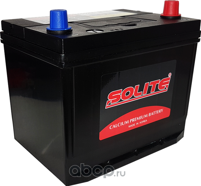АКБ Asia 65 А/ч о.п. Solite ток 550 230 х 168 х 220 Solite. Артикул 75D23LBH