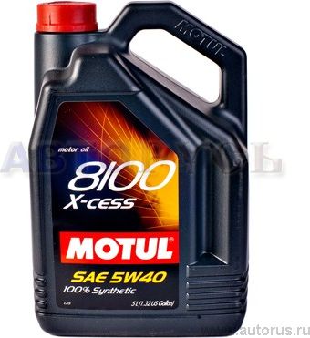 Моторное масло Motul 8100 X-CESS 5W-40. Артикул 102870