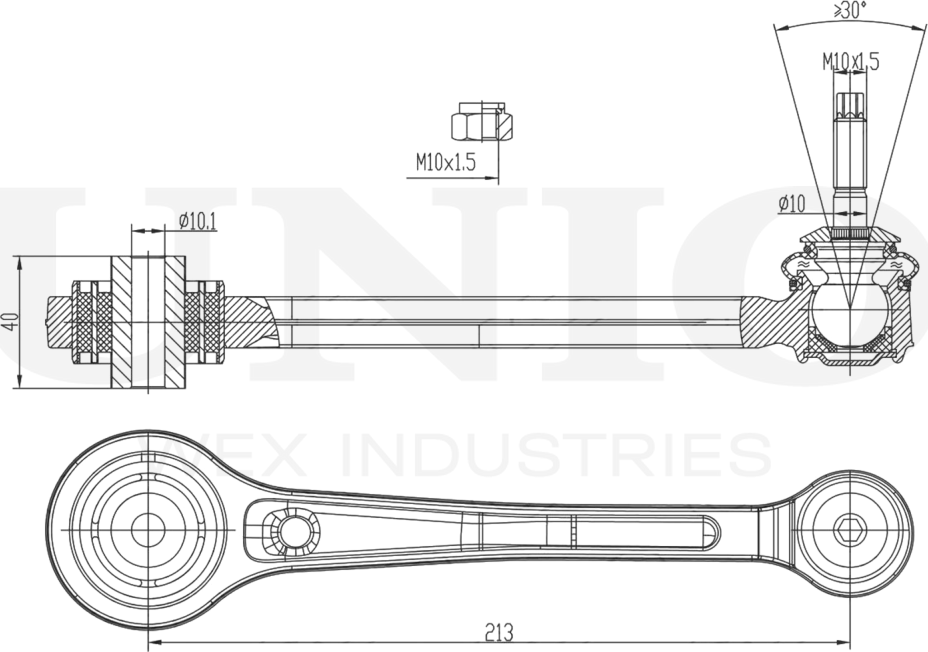 Рычаг подвески (Unio). Артикул SSP-40068