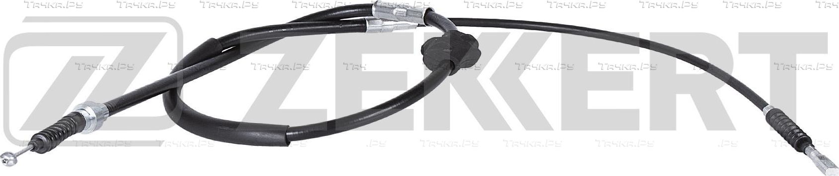 Трос ручника (тросик ручного тормоза) Zekkert. Артикул BZ-1217
