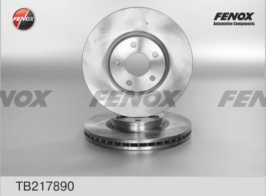 Тормозной диск Fenox передний для Ford Galaxy II 2006-2015. Артикул TB217890