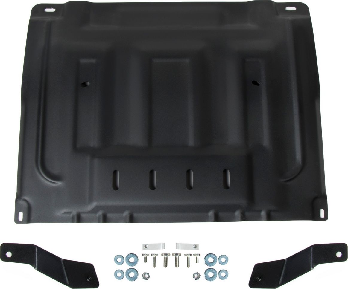 Защита АвтоБРОНЯ для картера и КПП Hyundai Creta II 2021-2026. Артикул 111.02393.1