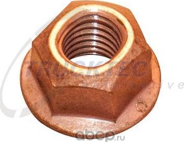 ГАЙКА М8, МЕДНАЯ, АНТИПРИГАРНАЯ, ГЛ (Trucktec Automotive) Trucktec Automotive. Артикул 02.16.047