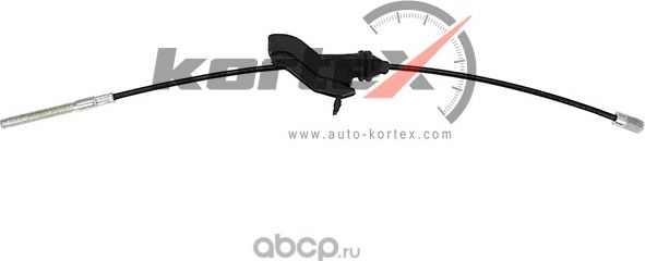Трос ручного тормоза пер (Kortex). Артикул KBC052