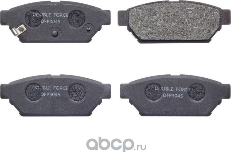 Колодки тормозные дисковые задние Mitsubishi Lancer, Carisma (Double Force) Double Force. Артикул DFP3045