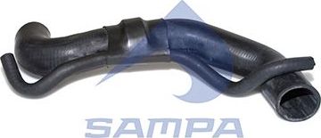 Патрубок радиатора (системы охлаждения) Sampa. Артикул 010.365