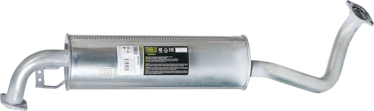 Глушитель Trialli (алюминий / сталь). Артикул EAM 0351