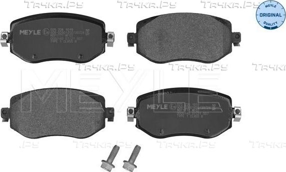 Тормозные колодки Meyle Original передние для Renault Megane IV 2015-2026. Артикул 025 226 1019