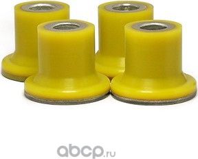 Комплект полиуретановых сайлентблоков рулевой рейки, 4 шт (Точка Опоры). Артикул 1203000