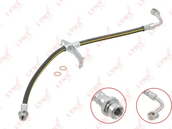 Шланг тормозной | перед прав | (Lynxauto). Артикул BL4256