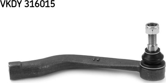 Наконечник рулевой тяги SKF. Артикул VKDY 316015