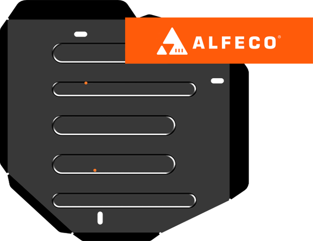 Защита Alfeco для топливного бака (левый) Haval Dargo 4WD 2022-2026. Артикул ALF.55.081