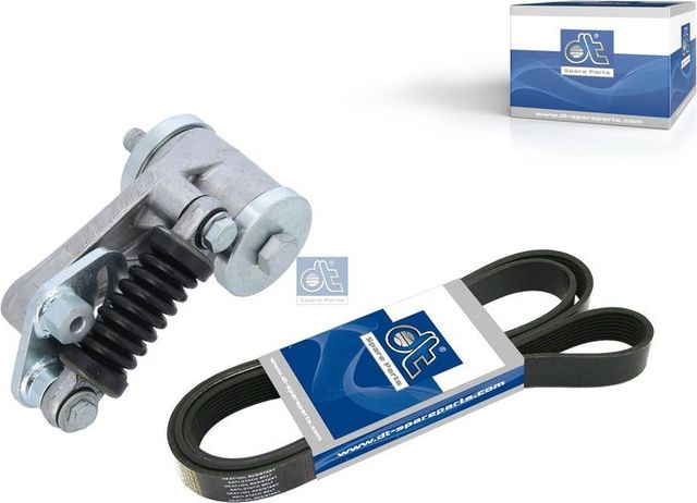 Приводной ремень поликлиновой с роликами (комплект) (в сборе) DT Spare Parts для MAN TGA 2000-2026. Артикул 3.93001