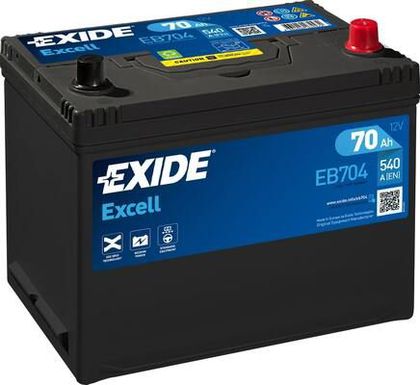 Аккумулятор Exide Excell ** для Toyota RAV4 IV (CA40) 2012-2019. Артикул EB704