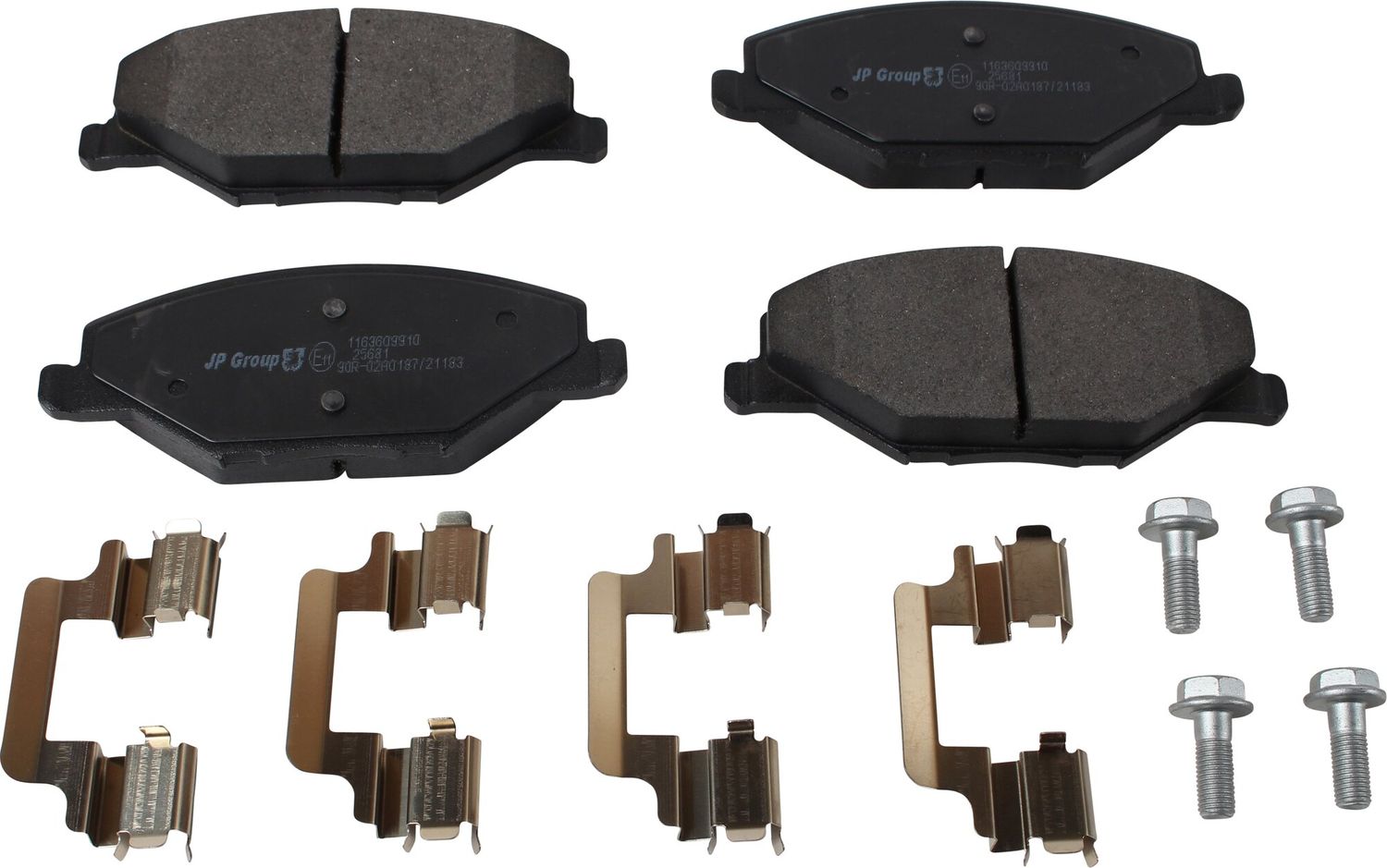 Тормозные колодки JP Group. Артикул 1163609910
